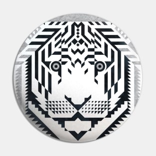 White Tiger Pin