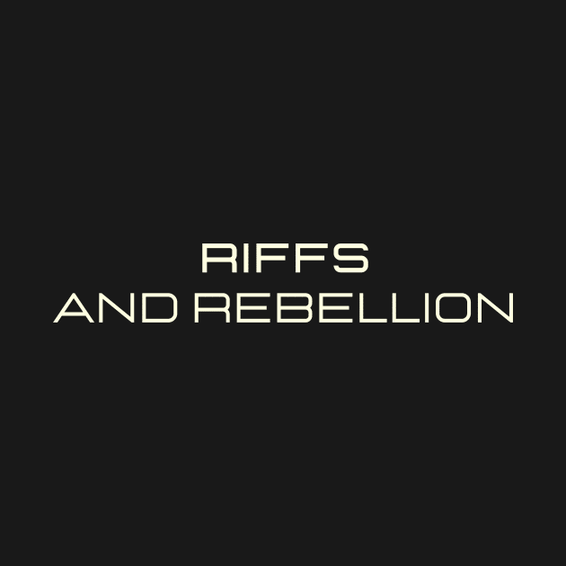 Riffs and rebellion by BrutalBeatsApparel