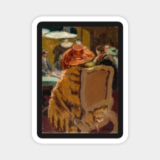 baccarat the fur cape 1920 - Walter Sickert Magnet