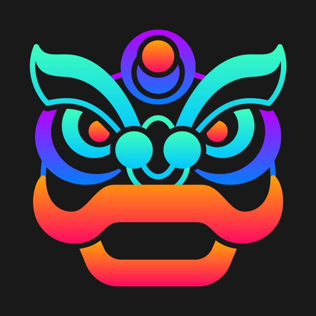 Trippy Psychedelic Chinese Dragon by MeatMan