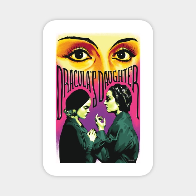 Dracula's Daughter Movie Art Magnet by PhilRayArt