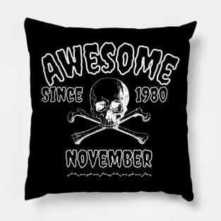 Awesome Since November 1980 shirt styles for your gift Pillow