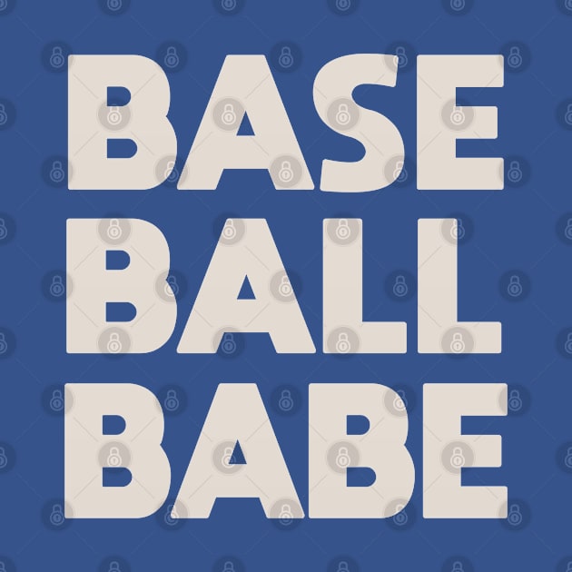 Base Ball Babe by Dale Preston Design