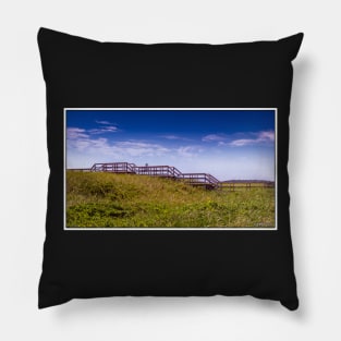 Lawrencetown Beach Boardwalk Pillow