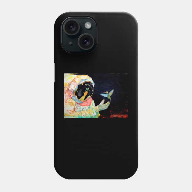 Weightless Astronaut Phone Case by Manic Pantry