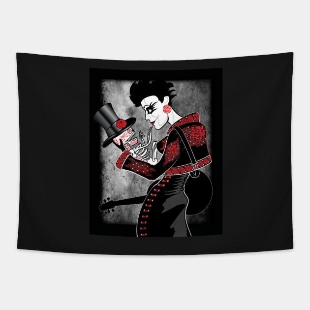 Day of the Dead Mariachi Mama Tapestry by SunnyDaysNH