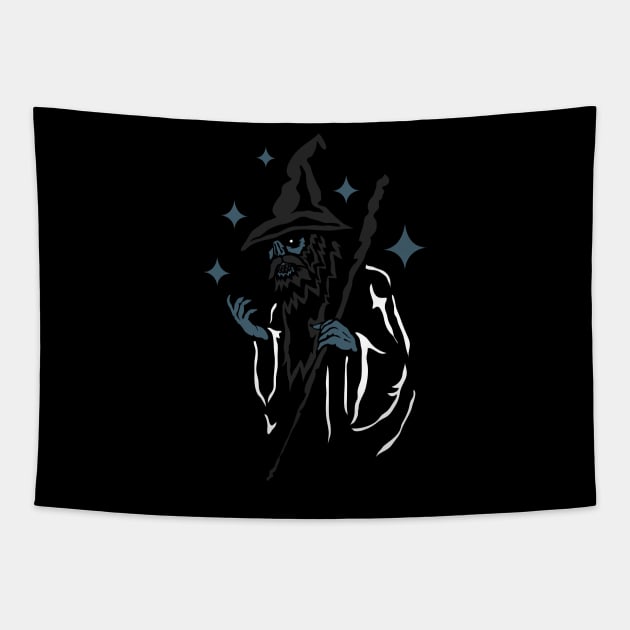 Dark Wizard Tapestry by pontosix