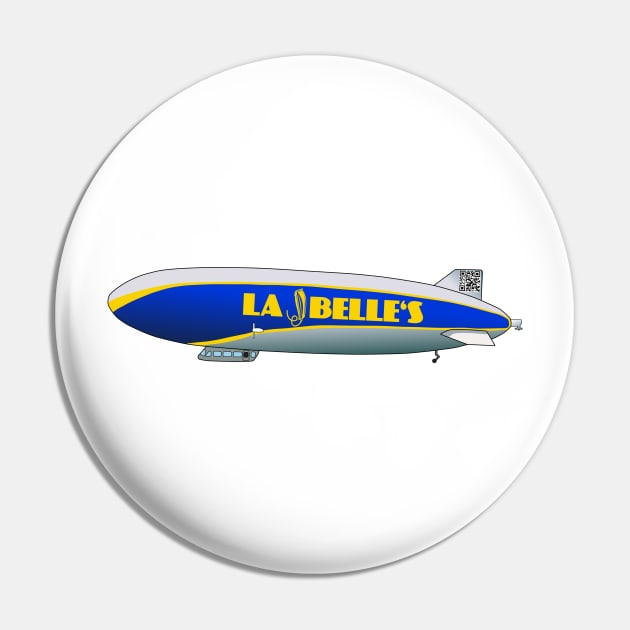 Blimp Pin by LaBelle's Barber Parlor