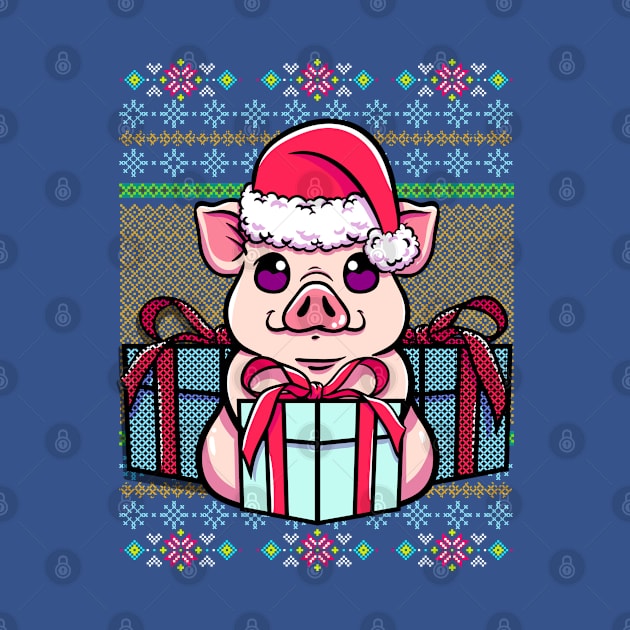 Pig Ugly Christmas Sweater Style Funny by creative