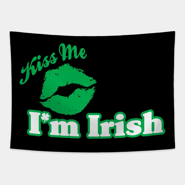 Kiss Me I'm Irish Tapestry by Pufahl