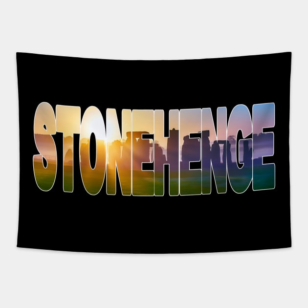 STONEHENGE - England - Early Morning Mystery Tapestry by TouristMerch