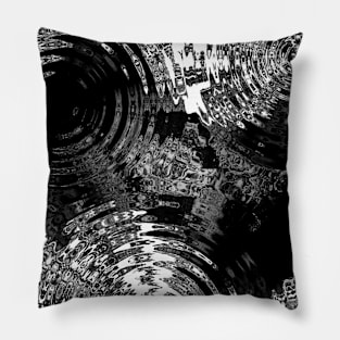 Water Ripple Print Pattern Pillow