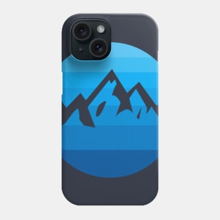 multi-color mountain Phone Case