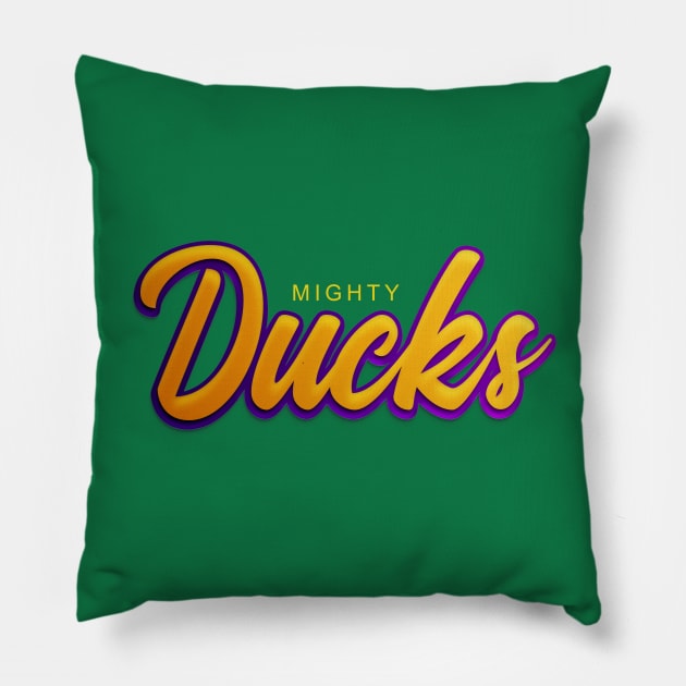 Mighty Ducks Pillow by maersky