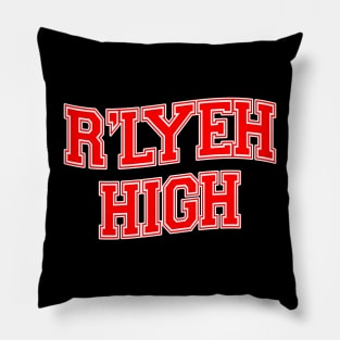 R'LYEH HIGH! (Red) Pillow