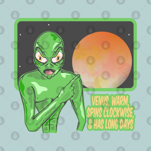 VENUS FUNNY ALIEN by mailboxdisco