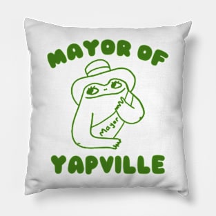 Mayor of Yapville Pillow