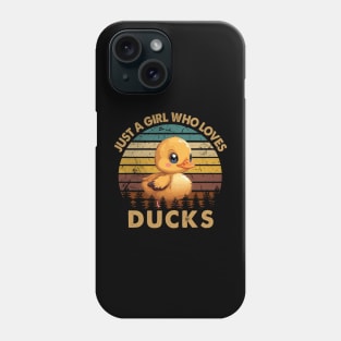 Avian Elegance Duck Merch for Nature Enthusiasts Phone Case