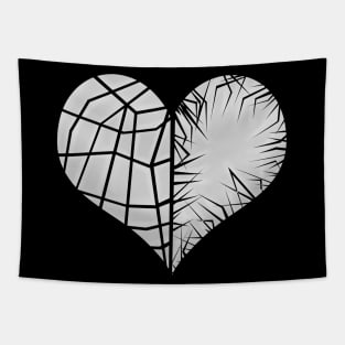 White Heart - Broken Hearts Tapestry