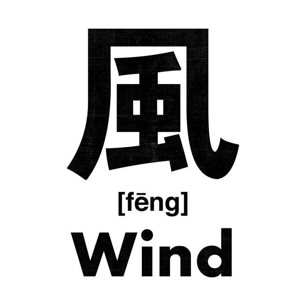 Wind Chinese Character (Radical 182) by launchinese