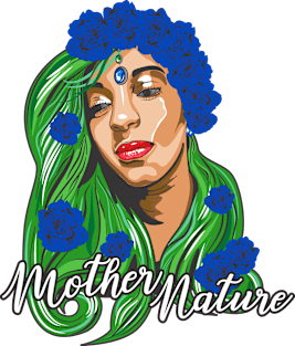 Mother Nature Goddess Magnet