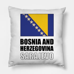 Flag of Bosnia and Herzegovina Pillow