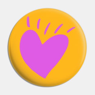 drawing  love icon for valentine concept Pin