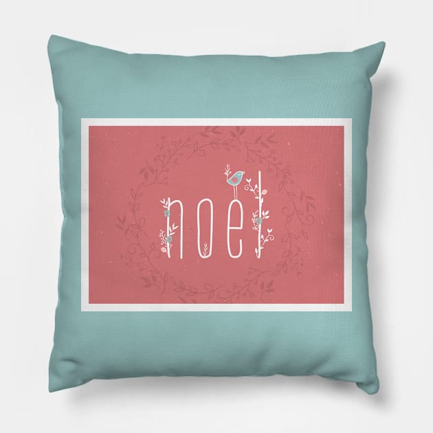 Noel Pillow by Kingrocker Clothing