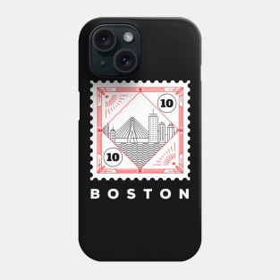 Boston Stamp Design Phone Case