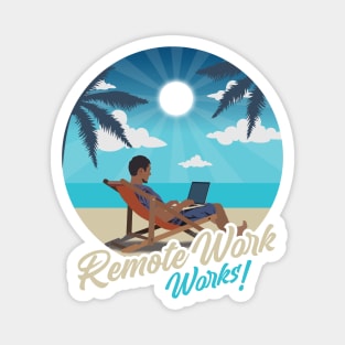 Remote Work Works Magnet