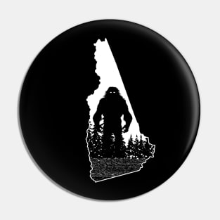 New Hampshire Bigfoot Pin