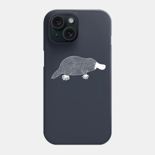 Platypus - hand drawn animal for platypus lovers Phone Case