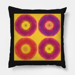 Zinnia flowers Pillow