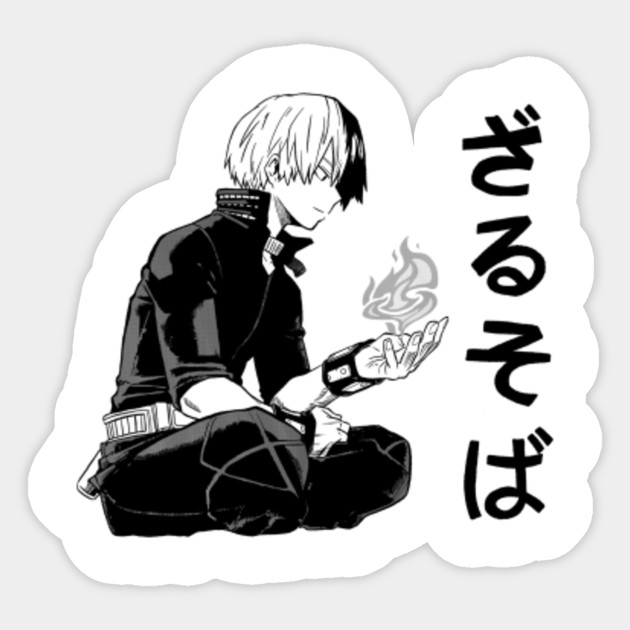 Shoto Todoroki Manga Todoroki Sticker Teepublic