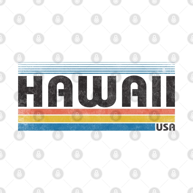 80s Retro Vintage Hawaii USA by Tingsy