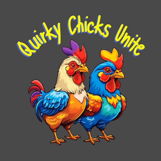 Quirky Chicks Unite by Createdreams