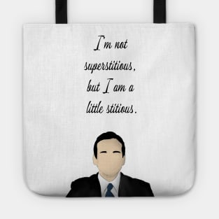 The office quote superstitious Tote