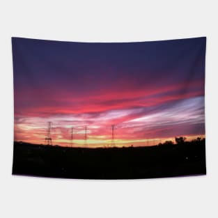 Sunkissed city Tapestry