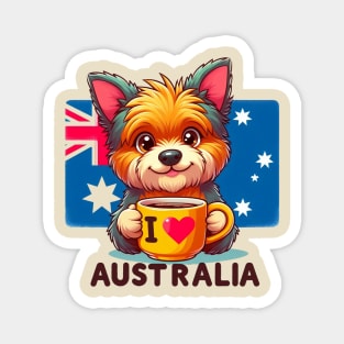 Australian Terrier Magnet