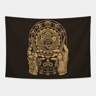 Clockwork D20 Tapestry