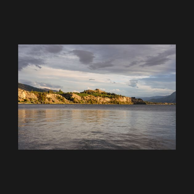 Okanagan Lake Summer Landscape near Penticton by Amy-K-Mitchell