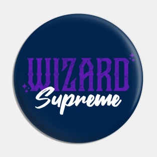 Wizard Supreme Vintage Pin