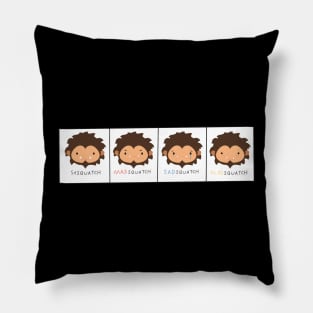 Sneaky Sasquatch Mood Chart Pillow