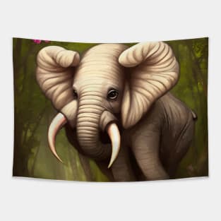 CUTE ELEPHANT Tapestry