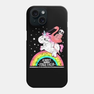 Cute Funny Unicorn Flamingo Panda Rainbow Friends Phone Case