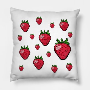 Strawberries Pillow