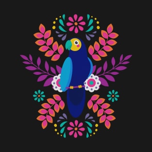 Bird Surrounded by Flowers T-Shirt