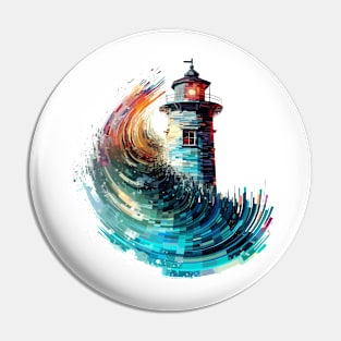 Lighthouse Sea World Ocean Beauty Discovery Travel Pin