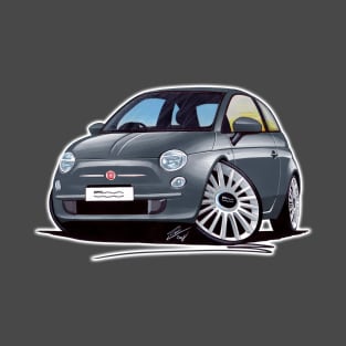 Fiat 500 Grey T-Shirt