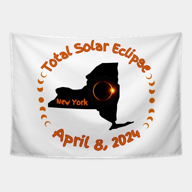 New York Total Solar Eclipse Tapestry by Total Solar Eclipse